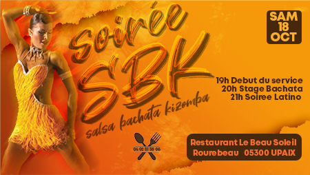 Soirée SBK - UPAIX - Le Beau Soleil